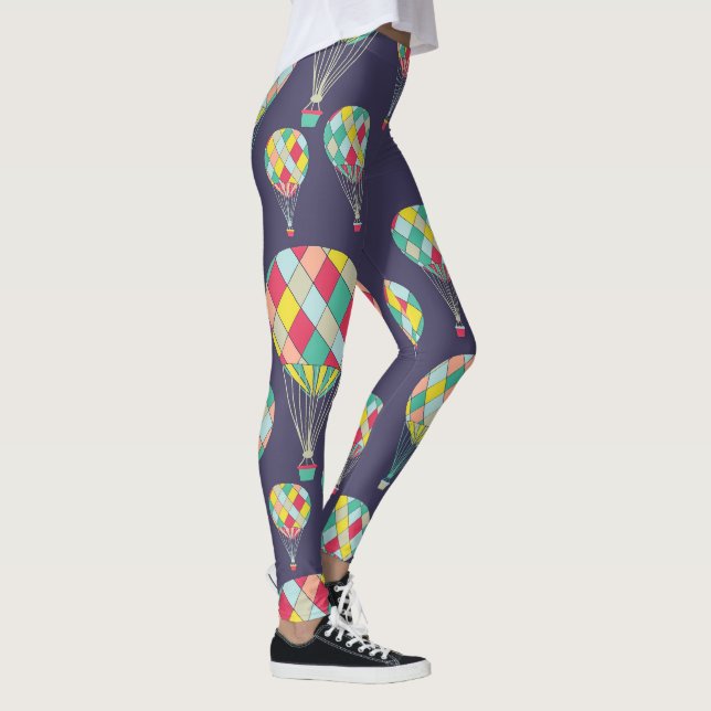Legging Caneleiras coloridas simples dos balões de ar (Direita)