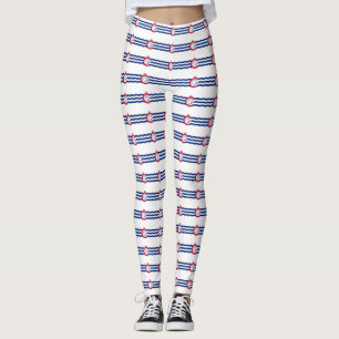 Legging Caneleiras com a bandeira da cidade de Cincinnati,