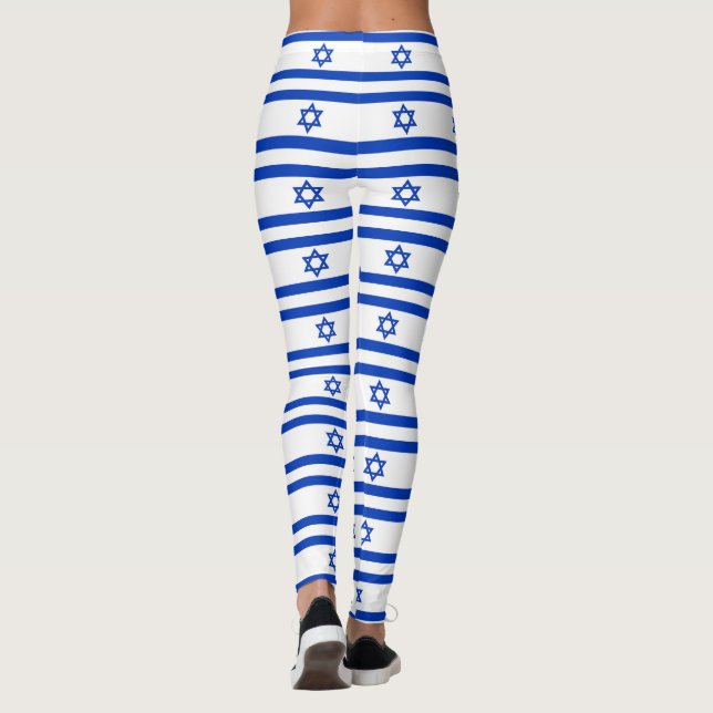 Legging Caneleiras com a bandeira de Israel