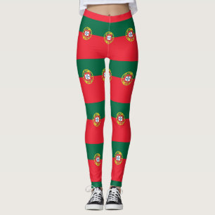 Legging Caneleiras com a bandeira de Portugal