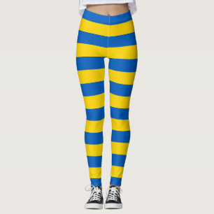 Legging Caneleiras com a bandeira de Ucrânia