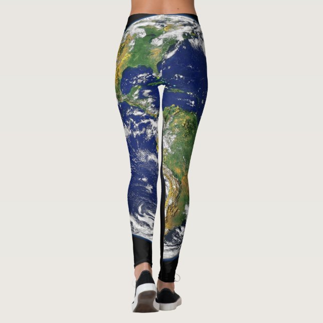 Legging Caneleiras com design da terra (Verso)
