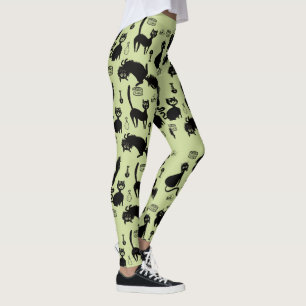 Legging Caneleiras com fome do gato
