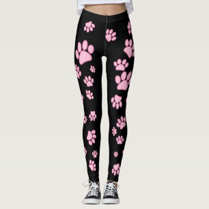Legging Caneleiras cor-de-rosa da pantera