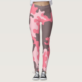 LEGGING CANELEIRAS COR-DE-ROSA DE CAMO