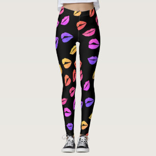 Legging Caneleiras cor-de-rosa dos lábios