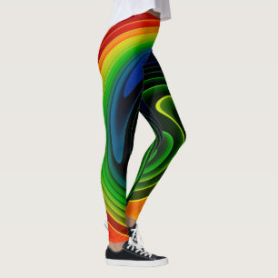 Legging Caneleiras da arte abstracta 111