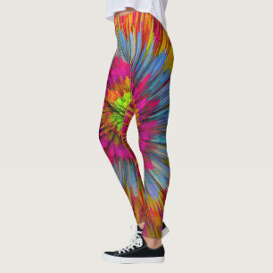 Legging Caneleiras da arte abstracta 167