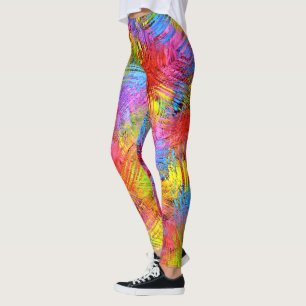 Legging Caneleiras da arte abstracta 171