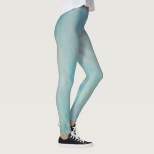 Legging Caneleiras da arte abstracta do flutuador do