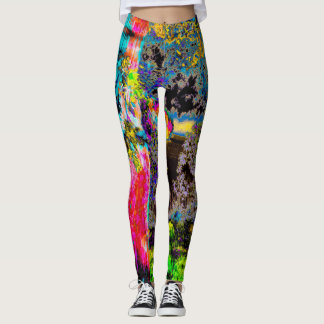 Legging Caneleiras da arte de Neurodiversity