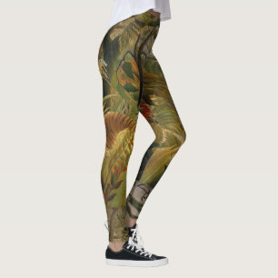 Legging Caneleiras da arte do tigre de Rousseau