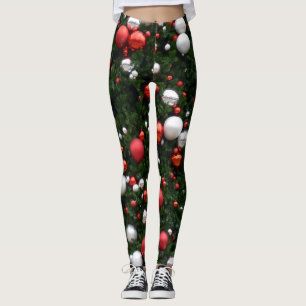 Legging Caneleiras da árvore de Natal
