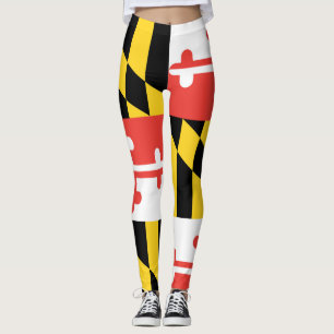 Legging Caneleiras da bandeira de Maryland