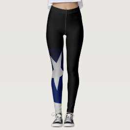 Legging Caneleiras da bandeira de Texas