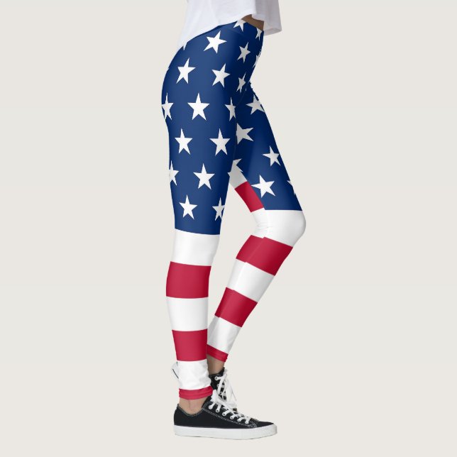 Legging Bandeira star spangled dos EUA