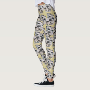 Legging Caneleiras da barba do Schnauzer