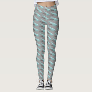 Legging Caneleiras da beluga do bebê das caneleiras da