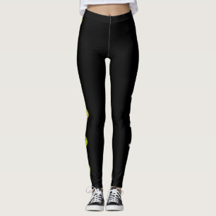 Legging Caneleiras da bola de tênis