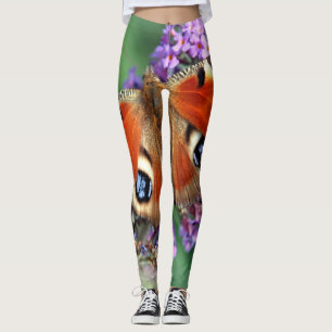 Legging Caneleiras da borboleta de pavão
