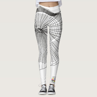 Legging Caneleiras da bruxa da abóbora do fantasma do Dia