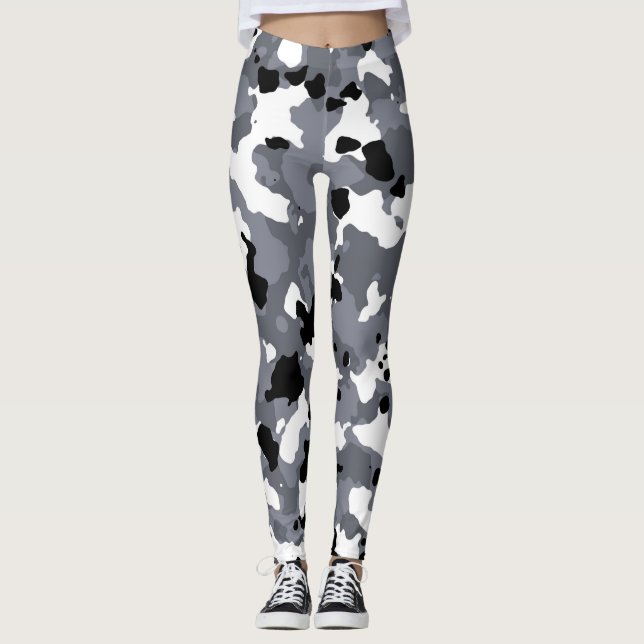 Legging Caneleiras da camuflagem (Frente)