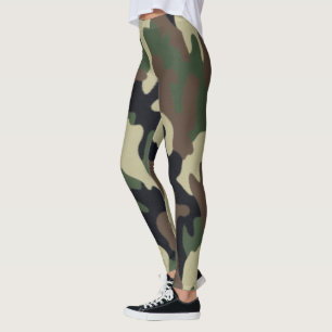 Legging Caneleiras da camuflagem do exército