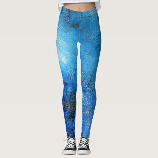 Legging Caneleiras da dança do abstrato do branco do preto