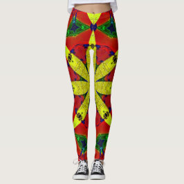 Legging Caneleiras da flor da energia
