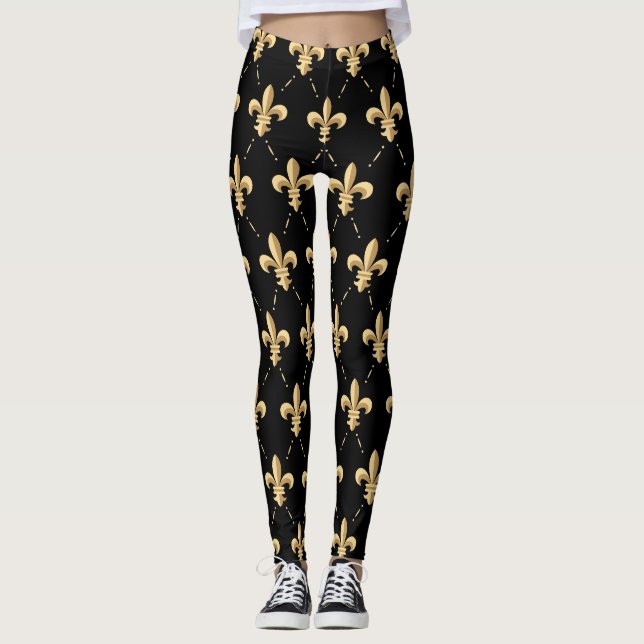 Legging Caneleiras da flor de lis (Frente)