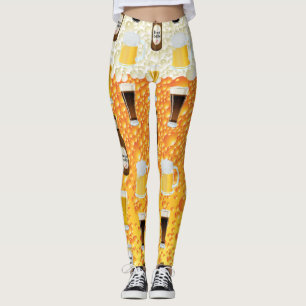Legging Caneleiras da garrafa de cerveja