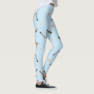 Legging Caneleiras da menina de Ninja