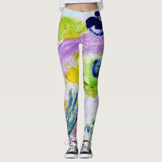 Legging Caneleiras da paisagem da dança