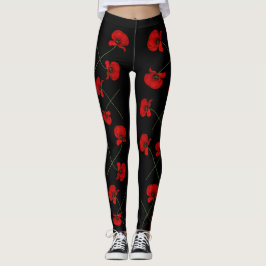 Legging Caneleiras da papoila