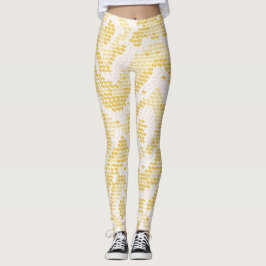 Legging Caneleiras da pele de cobra do albino
