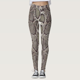 Legging Caneleiras da pele de cobra do Constrictor de boa