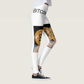 Legging Caneleiras da prostituta de Bitcoin