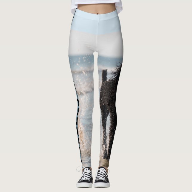 Legging Caneleiras da regra das caniches (Frente)