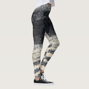 Legging Caneleiras da rocha das meninas do gneisse