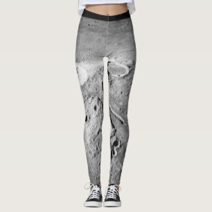 Legging Caneleiras da superfície lunar
