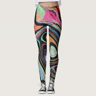 Legging Caneleiras da torção da galáxia