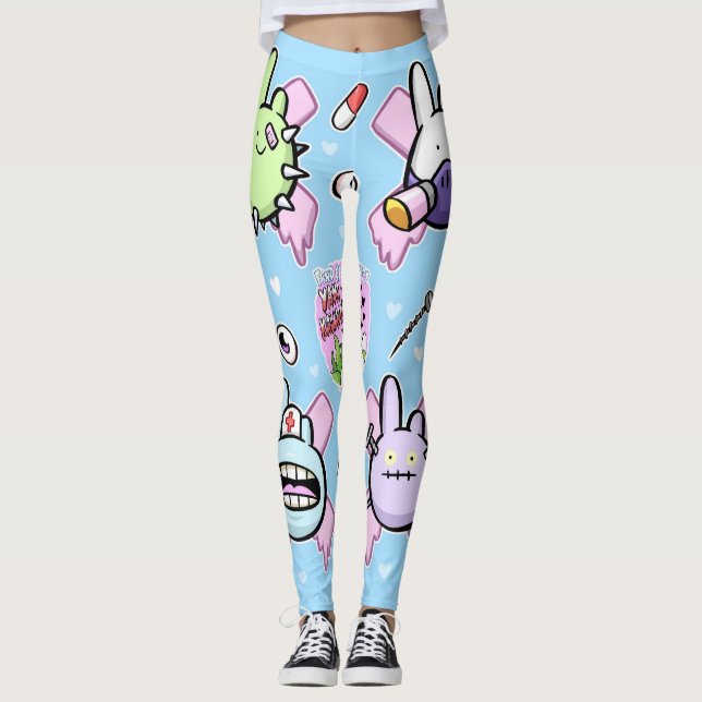 Legging Caneleiras das criaturas || (Frente)