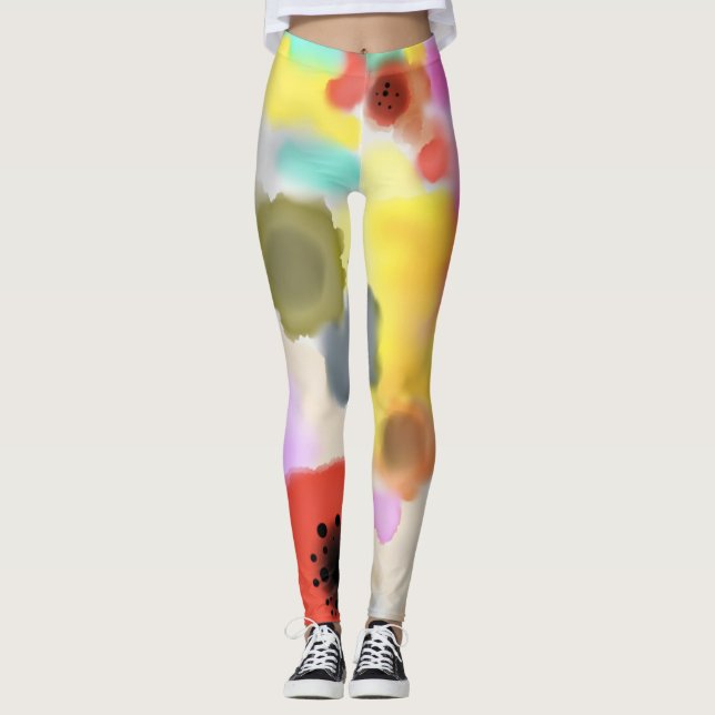 Legging Caneleiras das pétalas (Frente)