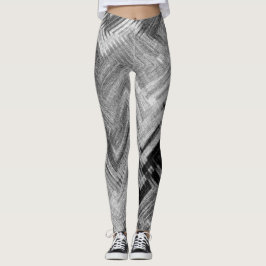 Legging Caneleiras de aço escovadas pelo artista C.L.