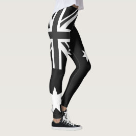 Legging Caneleiras de Austrália preto e branco