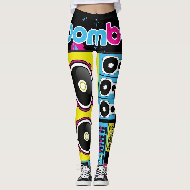 Legging Caneleiras de Boombox (Frente)