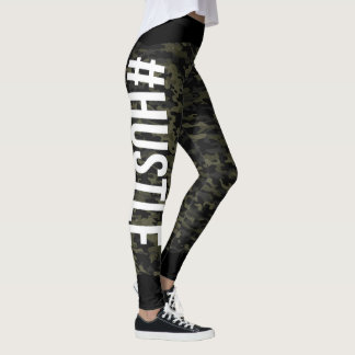 Legging Caneleiras de Camo do #HUSTLE