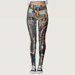 Legging Caneleiras de Día de Muertos (dia do morto)