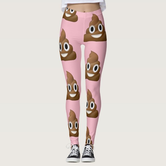 Legging Caneleiras de Emoji do tombadilho (Frente)