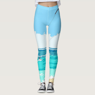 Legging Caneleiras de Kitesurf